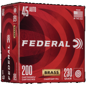 Federal Champion 45 ACP Full Metal Jacket 230 Grain 200 Rounds