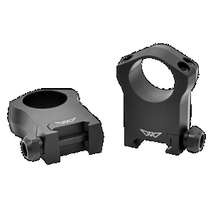 Warne 7204M Scope Rings Mountain Tech Matte Black 1" Ultra High 0 MOA