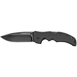 Cold Steel Recon 1 Spear Point Lockback Knife - 4" Blade G-10 Black