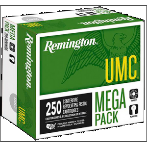 Remington UMC Handgun Ammo 40 S&W 180 gr. FMJ 250 rd.
