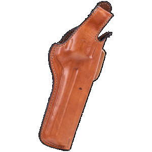 Bianchi 10309 5BHL Thumbsnap OWB Size 08 Tan Leather Belt Loop Fits S&W N Frame/Colt Anaconda Right Hand