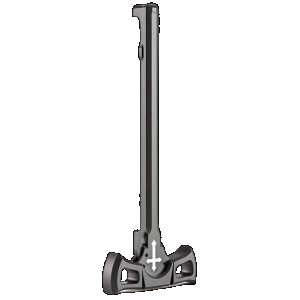 Patriot Ordnance Factory 00850 Tomahawk Charging Handle AR-10 Black Hardcoat Anodized 7075-T6 Aluminum Ambidextrous