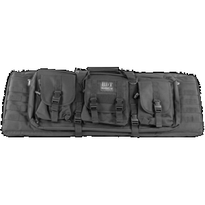 Bulldog BDT6037B BDT Tactical Double Black Nylon 2 Rifles