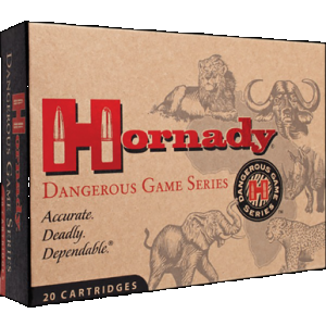 HORNADY 8508 Dangerous Game 375h&hmag 270gr Interlock Spire Point Recoil Proof 20 Rounds