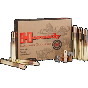 HORNADY 82334 Dangerous Game 375h&hmag 300gr Dgx Bonded 20 Rounds