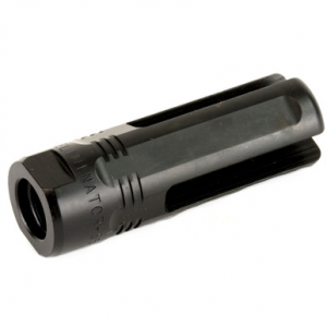 SureFire 3PELIMINATOR5561228 3P Eliminator Flash Hider Black Nitride Stainless Steel with 1/2"-28 tpi Threads & 2.60" OAL for 5.56x45mm NATO M16, M4