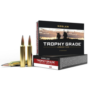 Nosler Trophy Grade Long Range Rifle Ammunition 26 Nosler 150 gr. ABLR SP 20 rd.