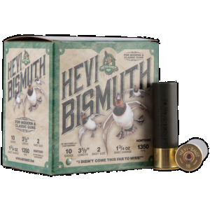 Hevi Shot Bismuth Shotgun Ammo 10 ga. 3.5 in. 3/4 oz. 2 Shot 25 rd.