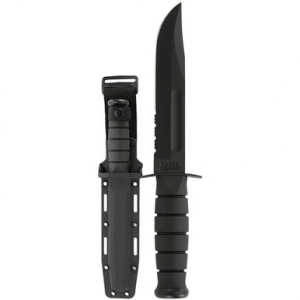 KBAR FIGHTING KNF 7" W/SHTH BLK SER