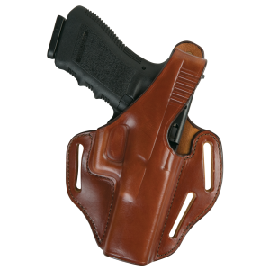 Bianchi 24116 77 Piranha OWB Size 01 Tan Leather Belt Slide Fits S&W J Frame Right Hand