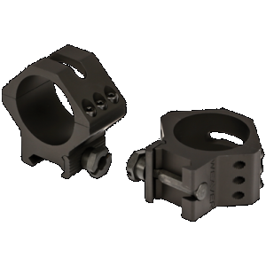 Weaver Mounts 99682 Six-Hole Picatinny Rings Matte Black 34mm Low