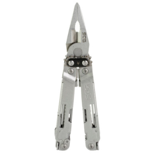 SOG Poweraccess Deluxe Multi-Tool Silver w/ Fabric Sheath and Hex Bit Kit