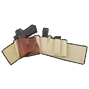 Galco UWERKHMED UnderWraps Elite Khaki Medium Leather/Nylon