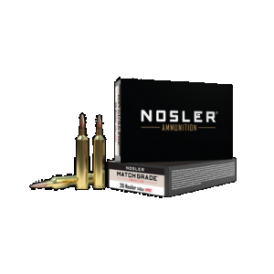 NOSLER Match Grade Rifle Ammunition 26 NOSLER 140 Gr. Cc Hpbt 20 Rd.