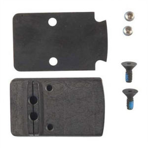 Trijicon AC32012 RMR/SRO Mount Black Steel, Compatible w/Glock Except MOS