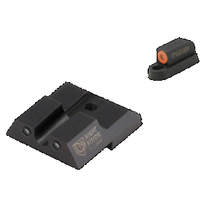 Night Fision CZU076007OGZG Tritium Night Sights For CZ-USA Green Tritium Orange Outline Front Sight-Green Tritium Black Outline Rear Sight CZ P-07/P-09