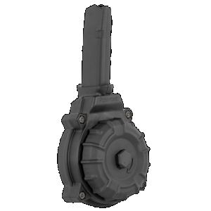 ProMag Polymer Drum Magazine Glock 48/43X 9mm Black 50 rd.