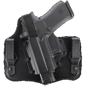 Galco KT801RB KingTuk Deluxe IWB Black Kydex/Leather Compatible w/Glock 43/43X/Springfield Hellcat Pro UniClip Mount Left Hand