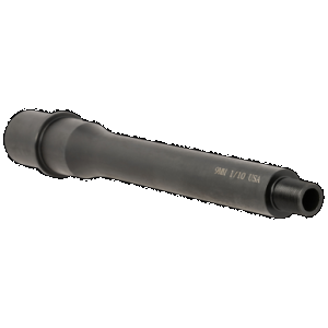 TacFire BAR9MM7BN AR Barrel 9mm NATO 7.50" Black Nitride Finish 4150 Chrome Moly Vanadium Steel Material with Threading & 1:10" Twist for AR-15