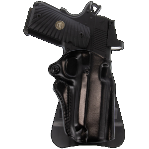 Galco SM2-266RB Speed Master 2.0 OWB Black Leather Paddle Fits Kimber/Springfield 1911 4", Colt/SW1911SC/Para USA 4 1/4" Right Hand