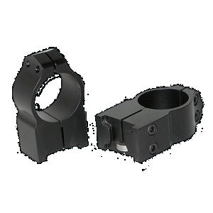 Warne 2R7M Ruger 77 Maxima Matte Black 1" High 0 MOA