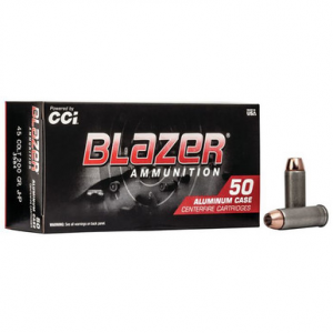 CCI Blazer Pistol Ammo 45 Colt 200 gr. Jacketed Hollow Point 50 rd.