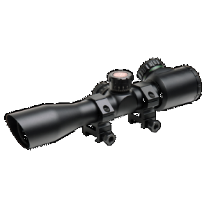 Truglo TG8504TL Tru-Brite 4x 32mm Obj 22.5 ft @ 100 yds FOV 1" Tube Black Illuminated Mil-Dot, 3 Color