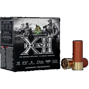 HEVI-Shot HS51316 HEVI-XII 12Gauge 2.75" 1 1/8oz Tungsten 6Shot 25 Rounds
