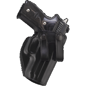 Galco SUM800B Summer Comfort IWB Black Leather Belt Loop Fits Glock 43/43x/Springfield Hellcat/Taurus GX4/CZ P10M Right Hand