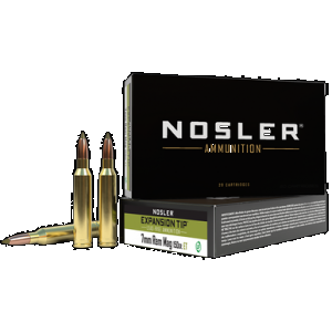 NOSLER Expansion Tip Rifle Ammunition 7mm Rem. Mag. 150 Gr. Et Sp 20 Rd.
