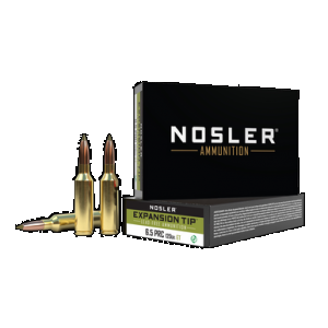 NOSLER Expansion Tip Rifle Ammunition 6.5 Prc 120 Gr. Et Sp 20 Rd.