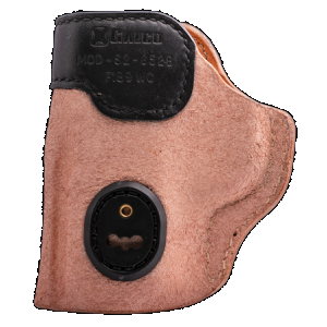 Galco S2652B Scout 3.0 IWB Natural/Black Leather UniClip/Stealth Clip Fits S&W M&P Shield/Ruger Max-9/FN 503/509 Ambidextrous