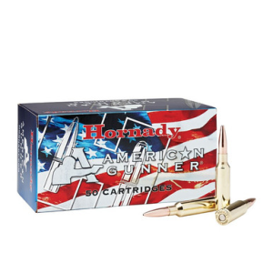 HORNADY American Gunner Rifle Ammo 6.5 Creedmoor 140 Gr. Boat Tail Hollow Point 50 Rd