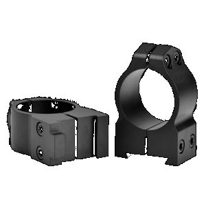 Warne 1BM CZ 550 Maxima Matte Black 1" Medium 0 MOA