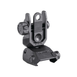 Kriss USA DARSBL00 Defiance Rear Flip-Up Black AR-15 Low Profile Steel