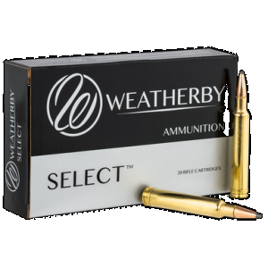 WEATHERBY Select Rifle Ammo 300 WEATHERBY Magnum Hornady Interlock 165 Grain 20 Rounds