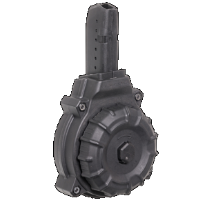 ProMag Polymer Drum Magazine AR-15 Glock 9mm Black 50 rd.
