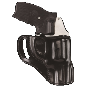 Galco HT118B Hornet OWB Black Leather Belt Slide Fits Ruger SP101 Fits Colt Cobra Right Hand