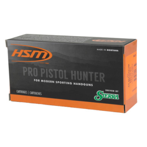 HSM Pro Pistol Hunter Ammunition 44 Mag. Sierra JHC 240 gr. 50 rd.