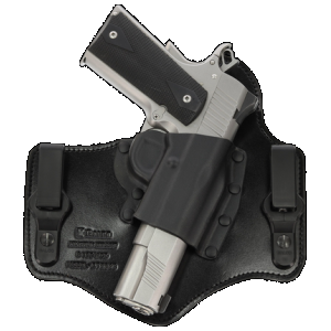 Galco KT662B KingTuk Deluxe IWB Black Kydex/Leather UniClip Fits Springfield XDS Fits Walther CCP Right Hand