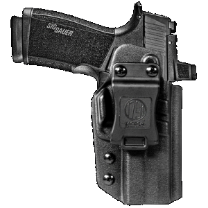 1791 Gunleather TACIWBP365XMBLKR Tactical IWB Black Kydex Compatible w/ P365-X MACRO Belt Clip Right Hand