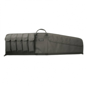Bh Ar Rifle Case 42 Black W/mag Pouches