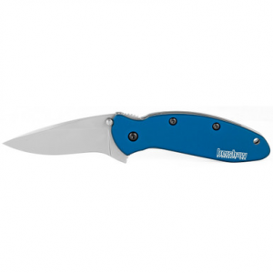 Kershaw Ken Onion Scallion Folding Knife 2-2/5" Drop Point Blade Blue