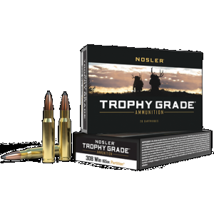 Nosler Trophy Grade Rifle Ammunition 308 Win. 165 gr. PT SP 20 rd.
