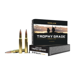 Nosler Trophy Grade Rifle Ammunition 30-06 SPRG 165 gr. PT SP 20 rd.