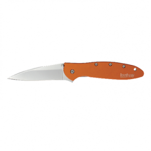 Kershaw Leek Folding Knife 3" Drop Point Blade Orange