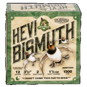 Hevi Shot Bismuth Shotgun Ammo 12 ga. 3.5 in. 1 1/2 oz. 2 Shot 25 rd.