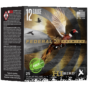 FEDERAL Hvfb12hw5 FEDERAL Premium Hi-bird 12gauge 2.75" 1 1/4oz 5shot 25 Rounds