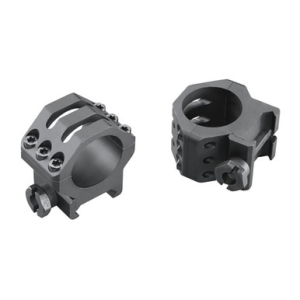 Weaver Mounts 99694 Six-Hole Picatinny Rings Matte Black 30mm High