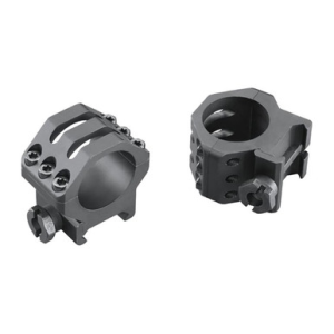 Weaver Mounts 99695 Six-Hole Picatinny Rings Matte Black 30mm Extra High